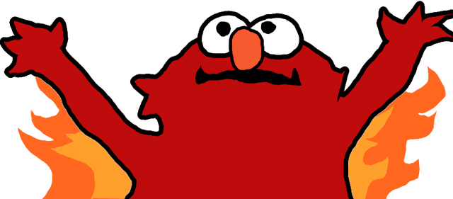 Elmo on Fire
